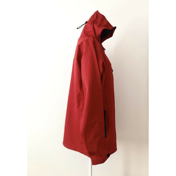 Cole Haan Grand.ØS Windbreaker Shell Jacket Red - Picture 6 of 8